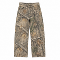Woodland Print Streetwear Trousers