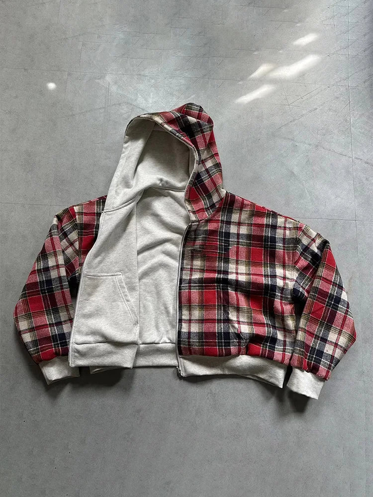 Oversized Grey Streetwear Hoodie