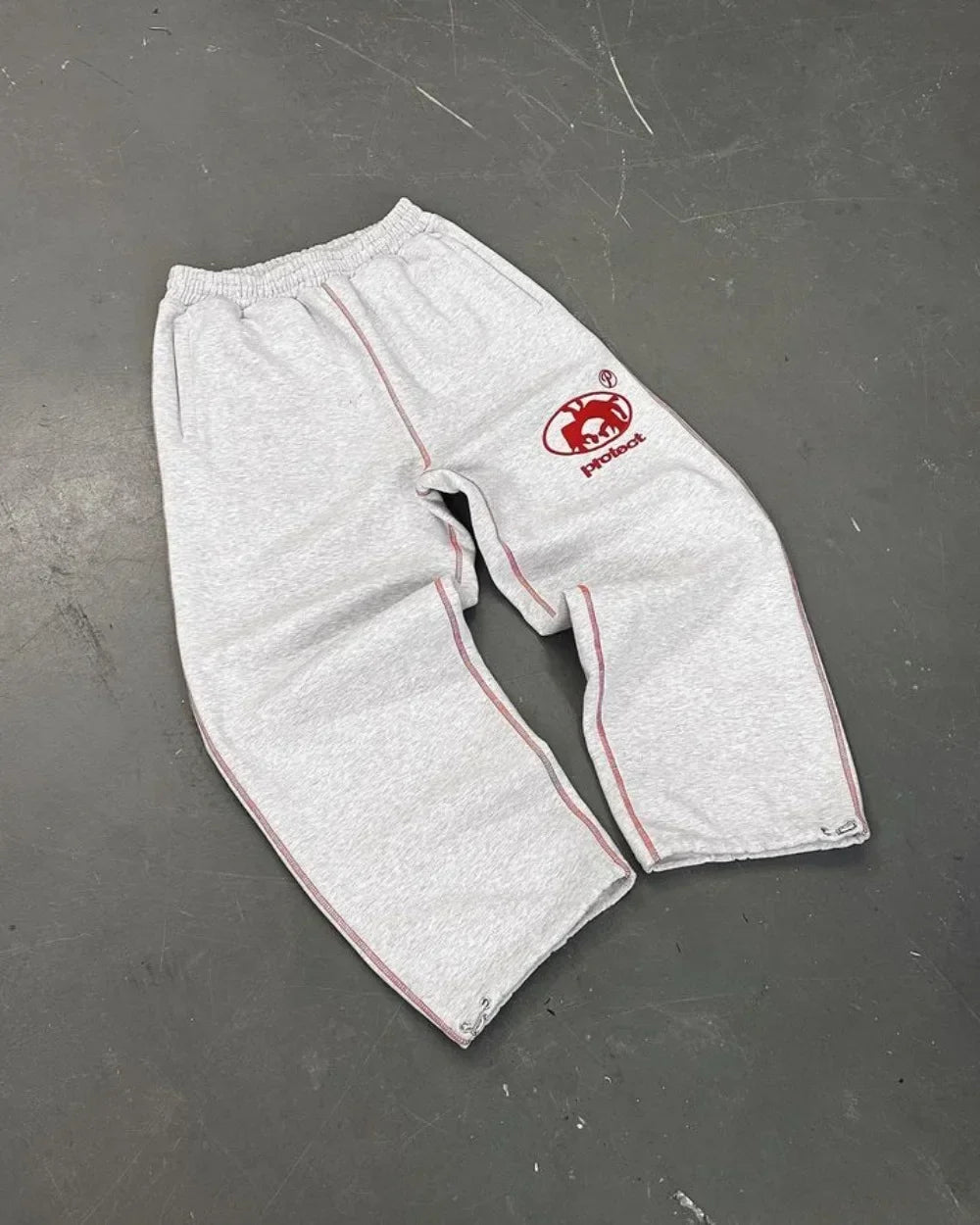 Oversized Heather Grey Sweatpants
