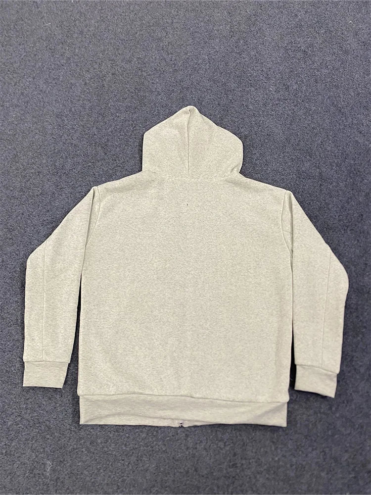 Oversized Grey Streetwear Hoodie