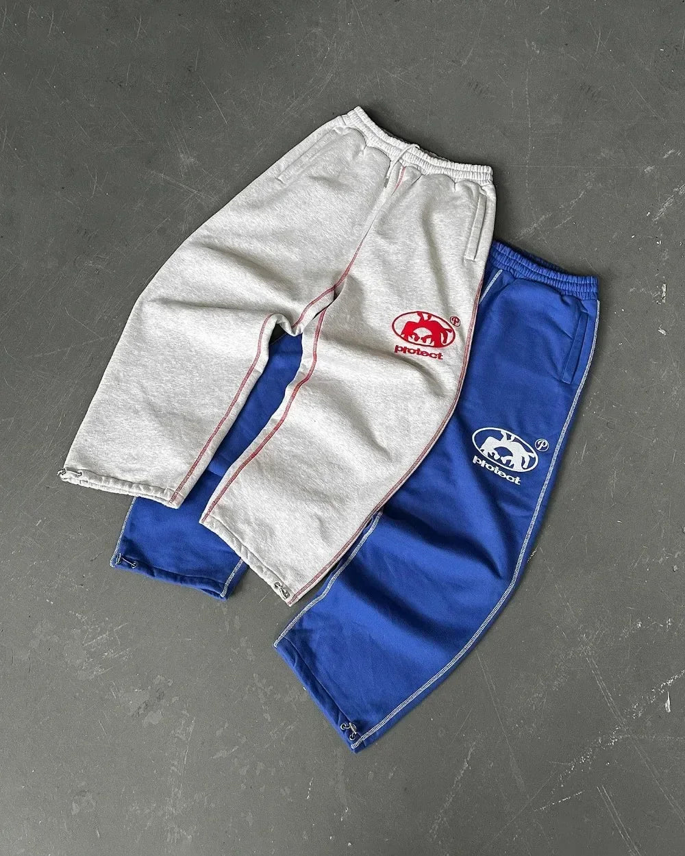 Oversized Heather Grey Sweatpants