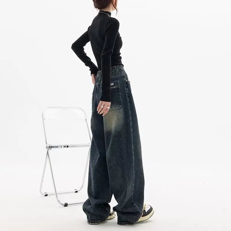 Oversized Vintage Wash Baggy Jeans