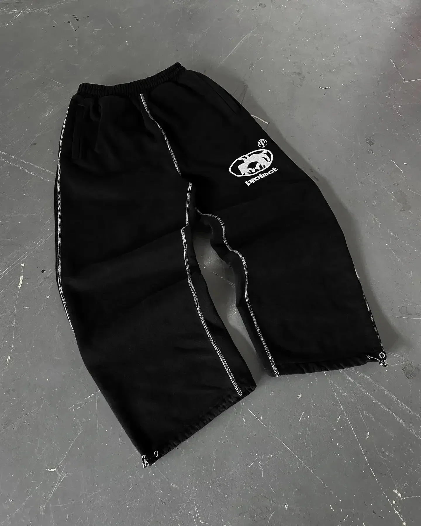 Oversized Heather Grey Sweatpants