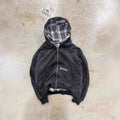 Vintage Washed Zip-Up Hoodie